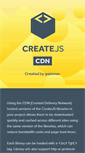 Mobile Screenshot of code.createjs.com